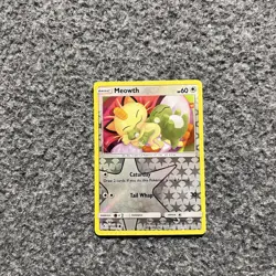 Meowth 147/214 Sm-Unbroken Bonds Reverse Holo Pokemon Card TCG - Image 1