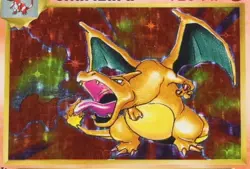 1st Edition Charizard 4/102 Base Set Holo Rare Pokemon Card - Image 3