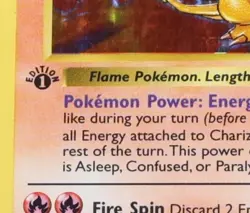 1st Edition Charizard 4/102 Base Set Holo Rare Pokemon Card - Image 4