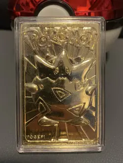 Pokemon Burger King 23k Gold Plated Cards Pokeball 1999 - Togepi & Poliwhirl - Image 4