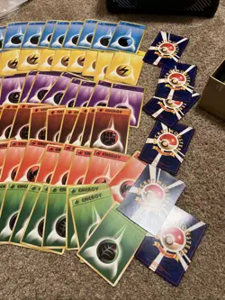 Energy Card Lot Vintage Japanese Pokemon Card Base Set WOTC 1996 Old Back🔥 - Image 2