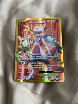 Mewtwo EX 164/162 XY Breakthrough Secret Rare Gold Full Art Pokemon TCG Card - Image 2