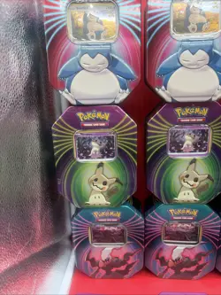 Pokemon Tins -mostly empty - - Some Have The Face Card - Lot of 27 - Image 2