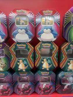 Pokemon Tins -mostly empty - - Some Have The Face Card - Lot of 27 - Image 4
