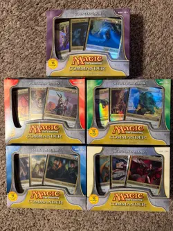 ENGLISH Magic MTG 2011 Commander Sealed Decks Complete Box Set The Gathering - Image 1