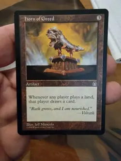 MTG Horn of Greed SP Stronghold Legacy Magic The Gathering NM - Image 1