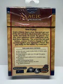 Magic The Gathering Starter Game 1999 Box WOC17050 Sealed MTG Starter Level - Image 2