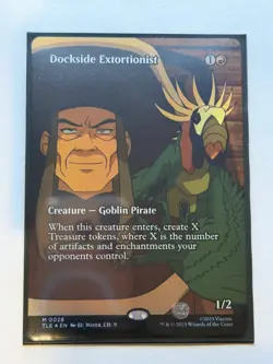 Dockside Extortionist - Borderless, Foil - M 0028 - MTG - Avatar TLA - Image 1