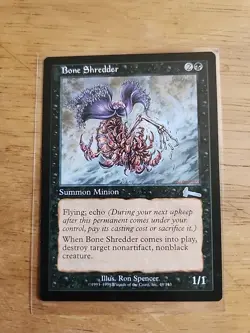Bone Shredder - Urza's Legacy - MTG Magic - Uncommon - Black Creature - Image 1