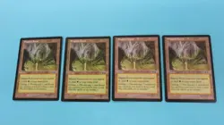 4x SLIPPERY KARST URZA'S SAGA PLAYSET MAGIC THE GATHERING MTG NM / UNPLAYED - Image 1