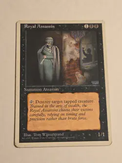 Royal Assassin X1 4ED MTG Fourth Edition HP - Image 1