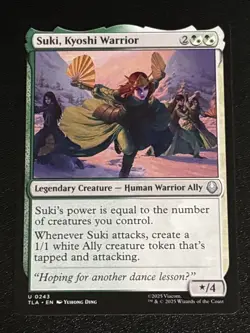 MTG Avatar: The Last Airbender Suki, Kyoshi Warrior 0243 NM - Image 1