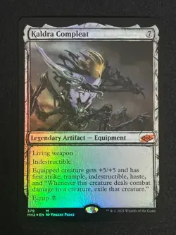 1x MTG Kaldra Compleat (Showcase, Foil) - Modern Horizons 2 (MH2) #379 - Magic - Image 1