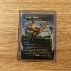MTG Final Fantasy Paradise Chocobo - Birds of Paradise NM (Borderless Foil) 0483 - Image 1