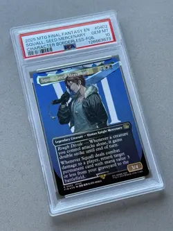 Squall, SeeD Mercenary - #402 Borderless FOIL - MTG Final Fantasy (FIN) - PSA 10 - Image 3
