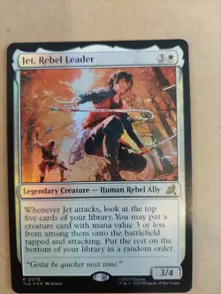 MTG Jet, Rebel Leader (78) | NM | Avatar: The Last Airbender {TLE} Foil - Image 1