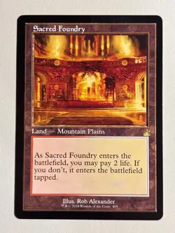 Sacred Foundry - (Retro Frame) - Ravnica Remastered - LP - Image 1