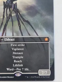 MTG Sire of Seven Deaths (Borderless) Foundations Regular English NM - Image 5