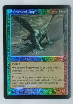 MTG Stinkweed Imp Foil-Time Spiral Remastered Retro Frame - Image 1