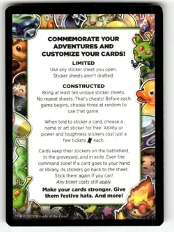 MTG - Playable-Delusionary-Hydra​ [Unfinity Stickers]​ NM #30/48🔥💥🔥 - Image 2