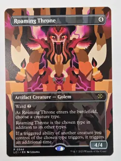 Roaming Throne (Borderless) The Lost Caverns of Ixalan Regular - Image 1