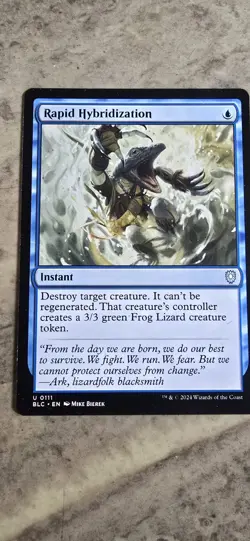 Rapid Hybridization Commander: Bloomburrow Regular Instant Uncommon MTG NM - Image 1