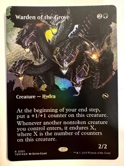 Warden of the Grove (Borderless) Foil R Tarkir: Dragonstorm 351 NM - Image 1