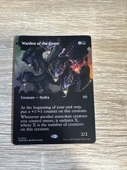 Warden of the Grove (Borderless) Tarkir: Dragonstorm Foil 0351 2025 MTG Card NM - Image 1