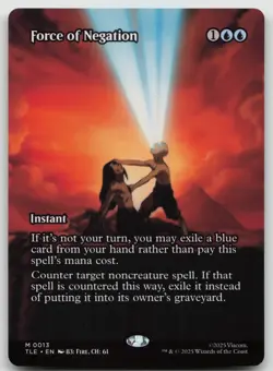 Force of Negation (Borderless) Avatar: The Last Airbender: Eternal 0013 NON FOIL - Image 1