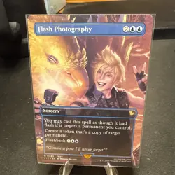 Flash Photography Borderless Final Fantasy Commander MTG NM - Image 1
