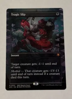 MTG Tragic Slip (Borderless) Special Guests LP - Image 1