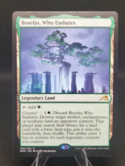 MTG Boseiju, Who Endures Kamigawa: Neon Dynasty 266/302 Regular Rare MINT - Image 1