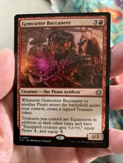 MTG Gemcutter Buccaneer [The Lost Caverns of Ixalan Commander] Near Mint - Image 1