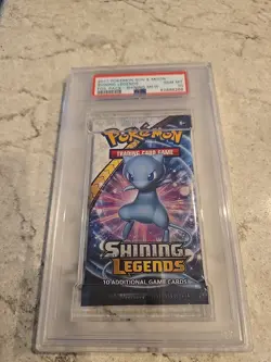 Pokemon PSA 10 GEM MINT Shining Legends Mew Art Sealed Booster Pack - Image 1