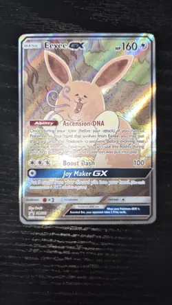 Pokemon TCG Eevee GX (Full Art) SM233 Sun & Moon Black Star Promo NM - Image 1