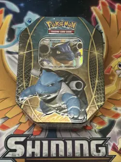 Pokemon TCG 2014 Blastoise EX Power Trio Tin 820650109195 - Image 1