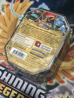 Pokemon TCG 2014 Blastoise EX Power Trio Tin 820650109195 - Image 4
