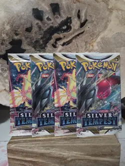 (Lot of 4) Pokemon TCG: Sword & Shield Silver Tempest Booster Pack Sealed - Image 1