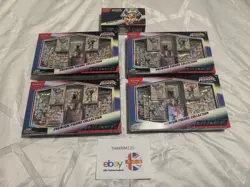 Pokemon Prismatic Evolution Premium Figure Collection X4 + Surprise Box Bundle - Image 1