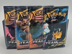 Pokemon: Sun & Moon - Team Up Booster Packs ART SET (4 Packs) - Image 1