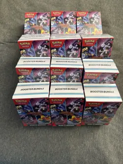 Pokemon TCG Destined Rivals Booster Bundle - Lot of (12 ) Sealed Booster Bundles - Image 1