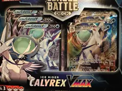 Pokemon TCG: Ice Rider Calyrex VMAX League Battle Deck Game NEW & SEALED - Image 2