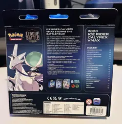 Pokemon TCG: Ice Rider Calyrex VMAX League Battle Deck Game NEW & SEALED - Image 3