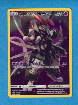 2019 Pokemon Fall Collector Chest Armored Mewtwo Black Star Promo SM228, NM - Image 1