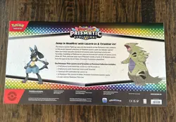 Pokemon Prismatic Evolutions Lucario EX & Tyranitar EX Premium Collection SEALED - Image 2
