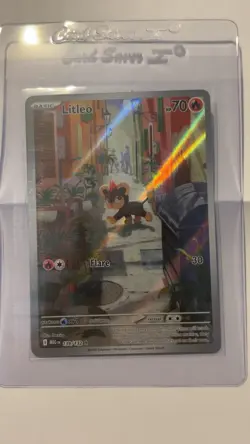 Pokemon TCG Litleo 139/132 Me01 Mega Evolution Full Art Holo Illustration Rare - Image 3