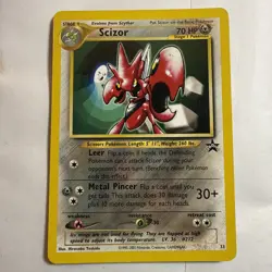 2001 Scizor #33 - Black Star Promo Non-Holo Rare - Pokemon TCG - LP - Image 1
