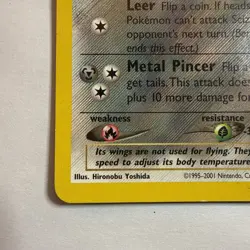 2001 Scizor #33 - Black Star Promo Non-Holo Rare - Pokemon TCG - LP - Image 3