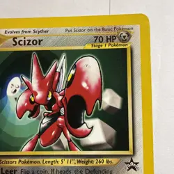 2001 Scizor #33 - Black Star Promo Non-Holo Rare - Pokemon TCG - LP - Image 5