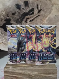 (Lot of 4) Pokemon TCG: Sword & Shield Silver Tempest Booster Pack Sealed - Image 1